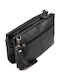 Leather Women's Crossbody Bag Black