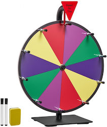 Vevor 305 Mm Prize Wheel 10 Position Wheel Table Base Roulette Luck Board 2 Markers 5 Colors Easy Assembly Events Party Bar Trade Shows Carnival