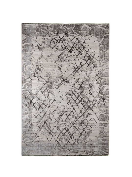 Klonaras York 5350 Modern Bedroom Rugs Set White/vizon 9002017 3pcs