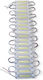 Waterproof Led Board Chain 20 Strips 2835 12v Jn-2853-96 White
