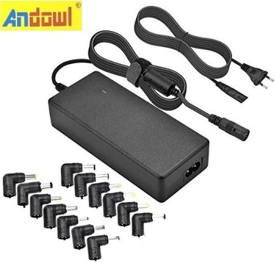 Andowl Φορτιστής Laptop 150W για Compaq / Dell / Fujitsu / HP / IBM / Acer / Toshiba / Samsung / Lenovo και με σετ βυσμάτων