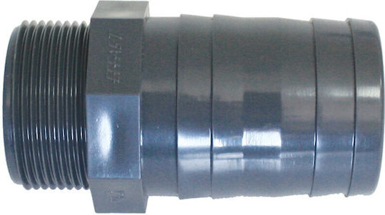 Съединител Маркуч Клапан Резба Bspt Пластмасов 1/2''