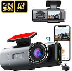 Taggo Set Autokamera DVR 4K mit Bildschirm 1.47" & Rückfahrkamera