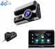 Taggo 1440P Windshield Car DVR, 3" Display