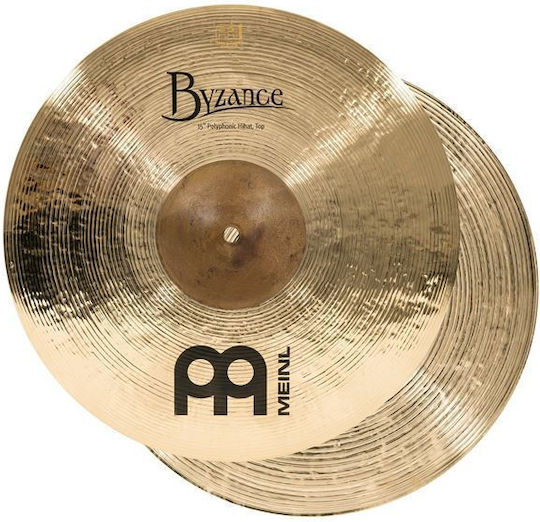 Meinl Πιατίνι Hi-Hat 15" Byzance Polyphonic Brilliant