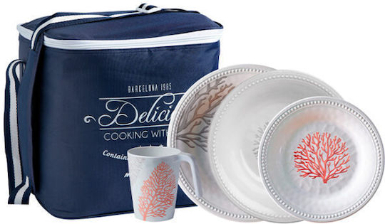 Marine Business White Porcelain Dinnerware Set 16pcs