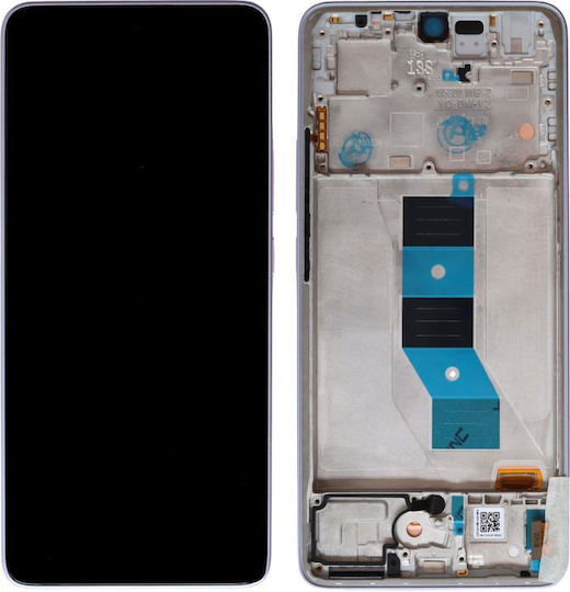 Οθόνη mit Touch-Mechanismus und Rahmen für Xiaomi Redmi Note 14 5G (Lila)