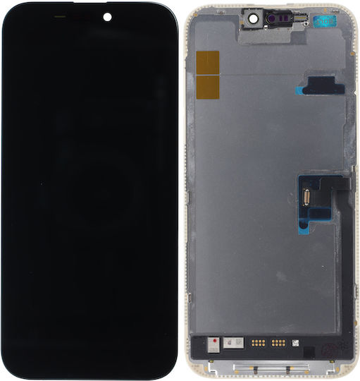 Οθόνη OLED Soft mit Touch-Mechanismus für iPhone 16 Pro Max (Schwarz)