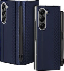 Dux Ducis Bril Wallet Leather Blue (Galaxy Z Fo...