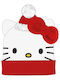 Hello Kitty Căciulă Pentru Copii Tricotată Roșie