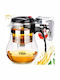 Orion Ceainic cu Filtru Sticlă Negru 1150ml