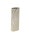 Marhome Vază Decorativă Metalic Auriu 16.5x8.9x49.5cm 1buc
