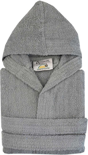 Astron Italy Παιδικό Μπουρνούζι Grey mit Kapuze