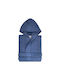 Astron Italy Παιδικό Μπουρνούζι Navy Blue mit Kapuze