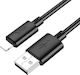 Hoco X88 USB-A to Lightning Cable Black 2m