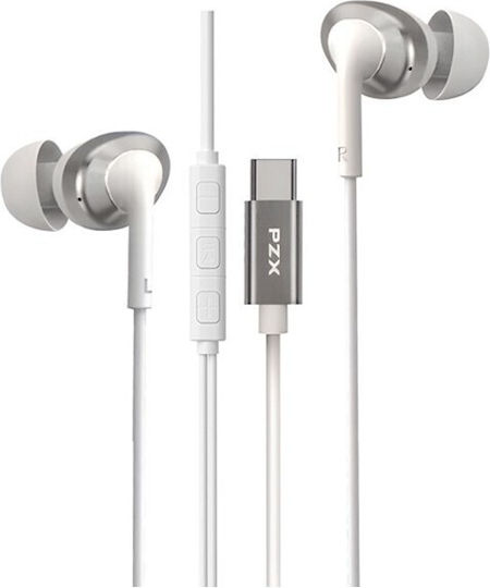 PZX GZ-19810 Безжични Стерео с жак USB-C Бял