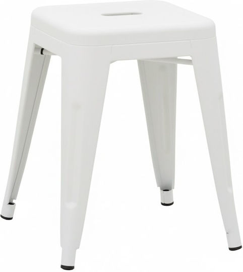 Stool For Kitchen Utopia White Matte Shade 30x30x45cm