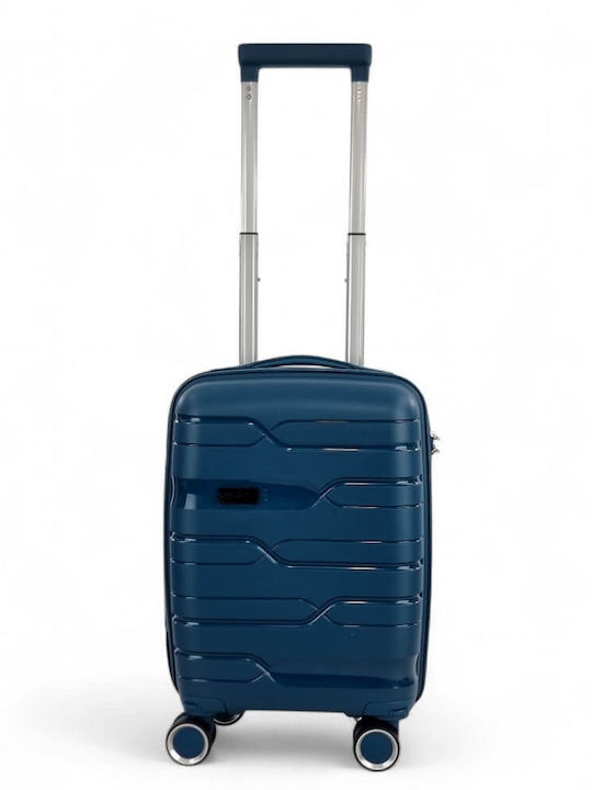 Cabin Hard Petrol Travel Suitcase With 4 Wheels Height 45cm