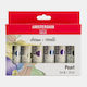 Talens Amsterdam Pearl Σετ 6 Ακρυλικών Χρωμάτων 20 Ml