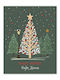 Christmas Wood Green Lantern