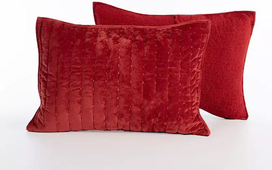 Nef-Nef Homeware Husă Decorativă de Crăciun pentru Pernă Dreptunghiulară Sweet Christmas Roșu 52x72buc 2buc