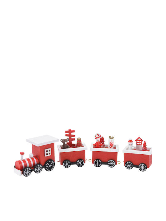 Christmas Decorative Train 25x3x6.5 K-m Red Gr9002230 25x3x6.5