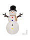 Due esse Christmas Illuminated Figure Snowman Inflatable 366cm