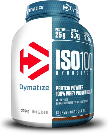 Dymatize ISO 100 Hydrolyzed με Γεύση Fugde Brownie 2.2kg