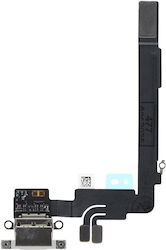 Cabluflex Port de Încărcare Dock iPhone 16 Pro Max Titanium Alb Cabluflex Port de Încărcare Dock iPhone 16 Pro Max Titanium Alb