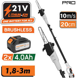 Nakayama Pro Ec1615 Τηλεσκοπικό 21V με 2 Μπαταρίες 4Ah