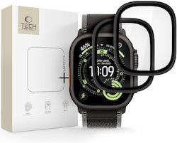 Tech-Protect Glass Ring Tempered Glass Apple Watch Ultra 49mm 2τμχ Black Tech-Protect Glass Ring Tempered Glass Apple Watch Ultra 49mm 2τμχ Black