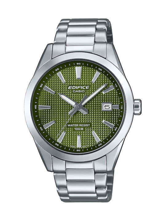 Casio Мъжки Часовник На Батерия Със Сребрист Ац...
