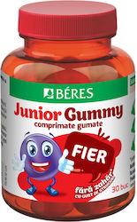 Béres Junior Gummy 30 Tablete Masticabile Aromă Struguri