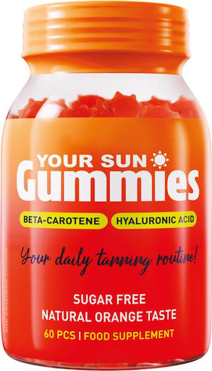 Supertan Your Sun Gummies Ειδικό Συμπλήρωμα Διατροφής 60 κάψουλες 60 ζελεδάκια