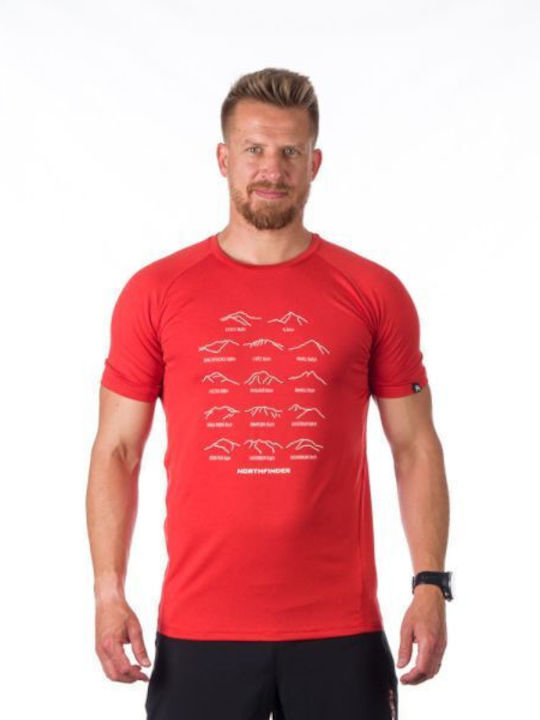T-shirt Dark Red Melange