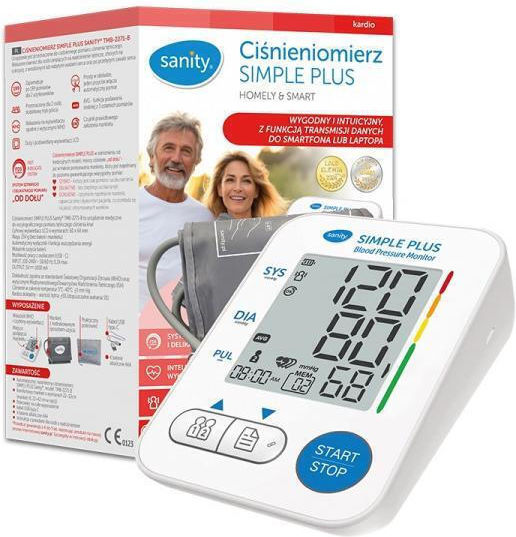 Sanity Simple Plus Blood Pressure Monitor with Power Adapter Tmb-2271-b