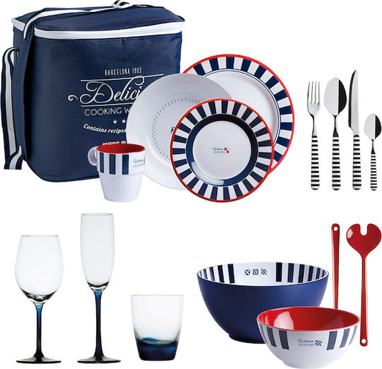 Marine Business Alb Set de Vase 20buc