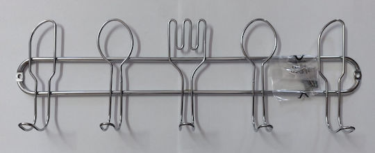 Agățător Metalic Cu 5 Compartimente 43x14cm