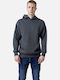 Sweatshirt with Hood Charcoal