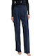 Damen Stoff Hose Blue