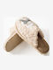 Women's Slippers with Animals Beige