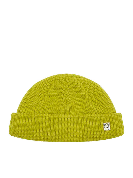 Micro Beanie Masculin Căciulă Tricotat în culoarea Verde