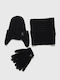 Beanie Beanie Knitted in Black color