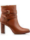 Leather Women's Brown Ankle Boots