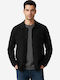 Men's Knitted Cardigan with Buttons Black