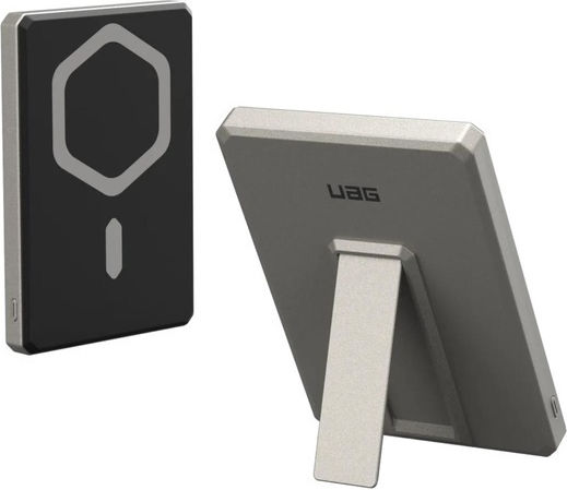 UAG Тънка Магнитна Външна Батерия MagSafe 5000mAh 20W с USB-C Изходен Порт Power Delivery / Бързо Зареждане Сива