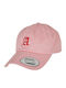 Letter Pink Low Profile Cap A One