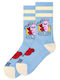 American Socks Bărbați Șosete Albastru deschis 1Pachet