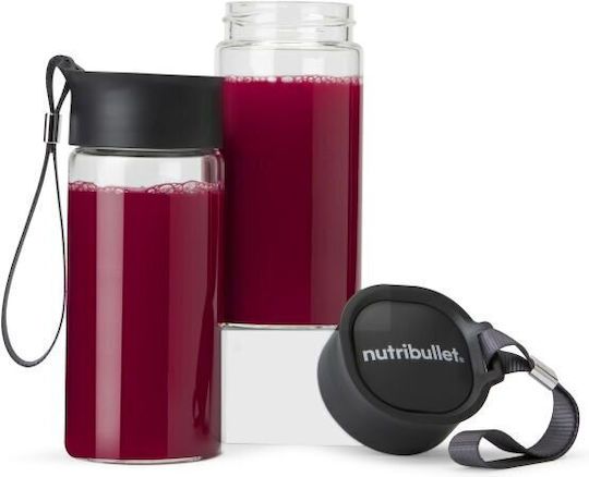 Nutribullet Set 2 Juice Bottles Lid Nutribullet Anbj2jb12dl As00002876