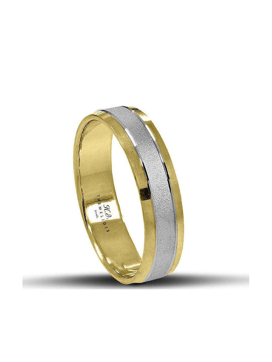 Themelidis Jewels Wedding Rings Bicolour 14K